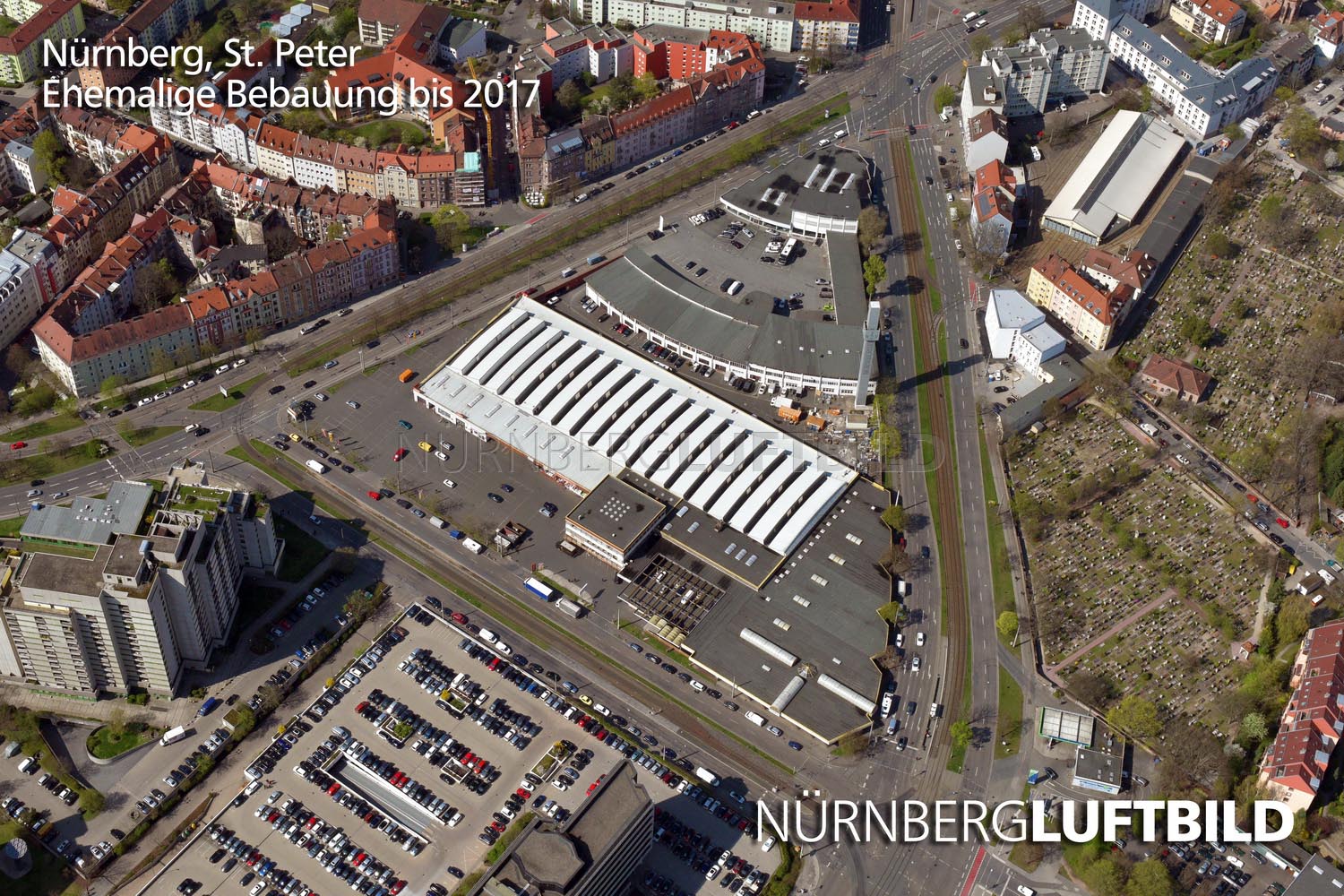 Nürnberg, St. Peter, Ehemalige Bebauung bis 2017