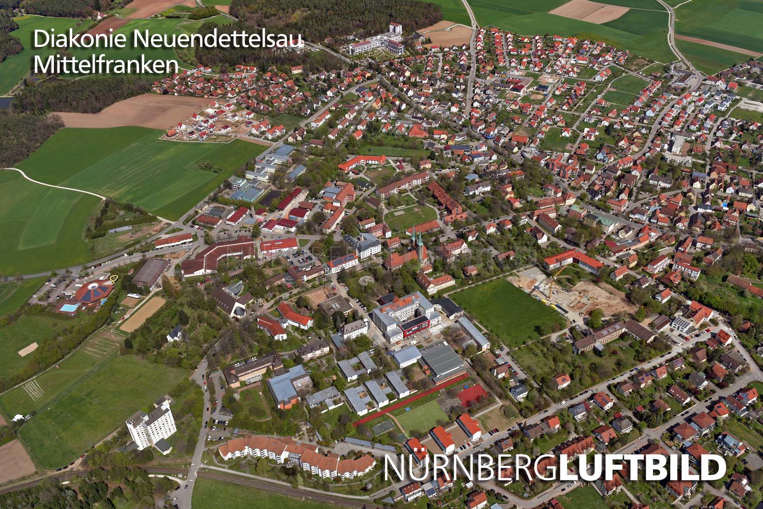 Diakonie Neuendettelsau, Luftaufnahme