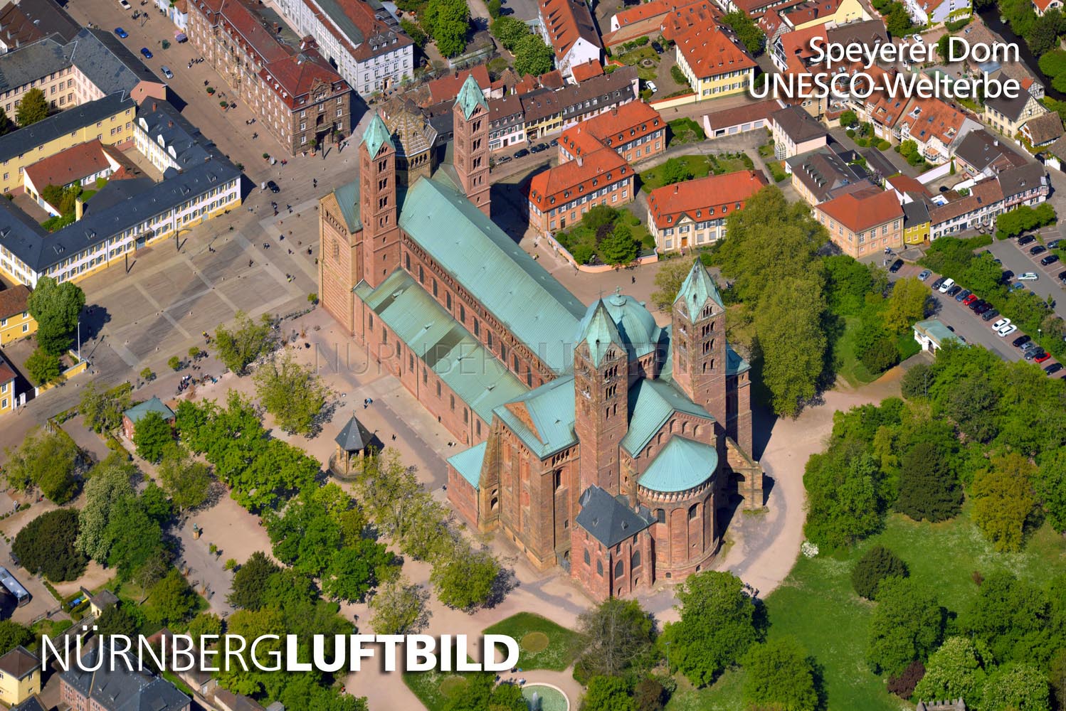 Speyerer Dom, Luftaufnahme