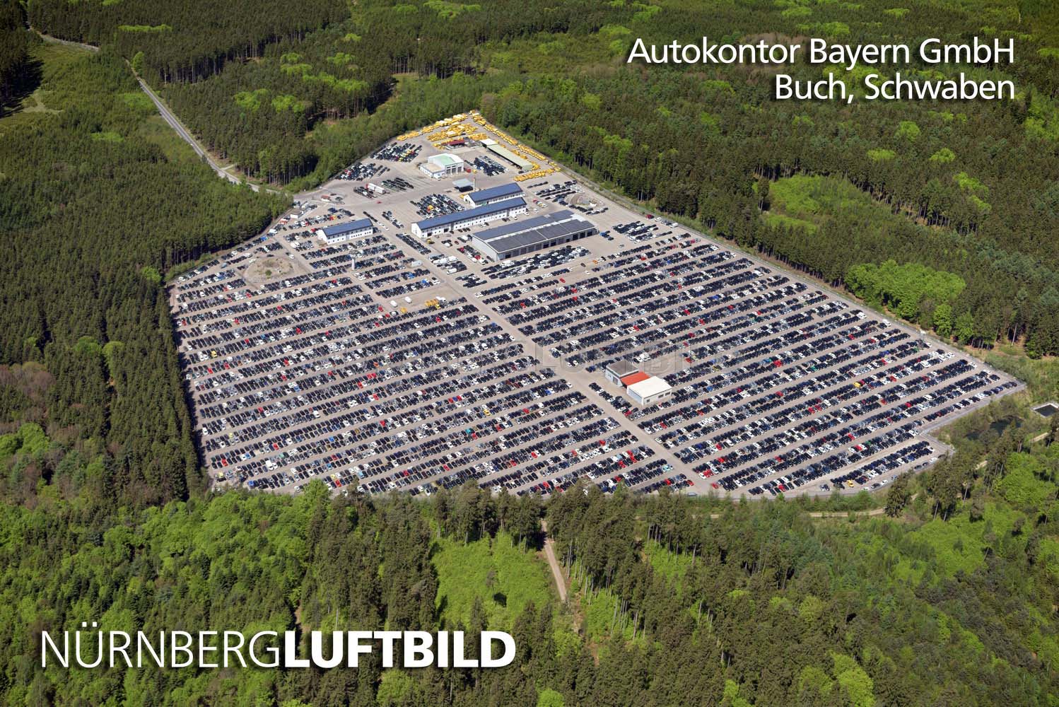Autokontor Bayern GmbH, Buch, Schwaben, Luftbild