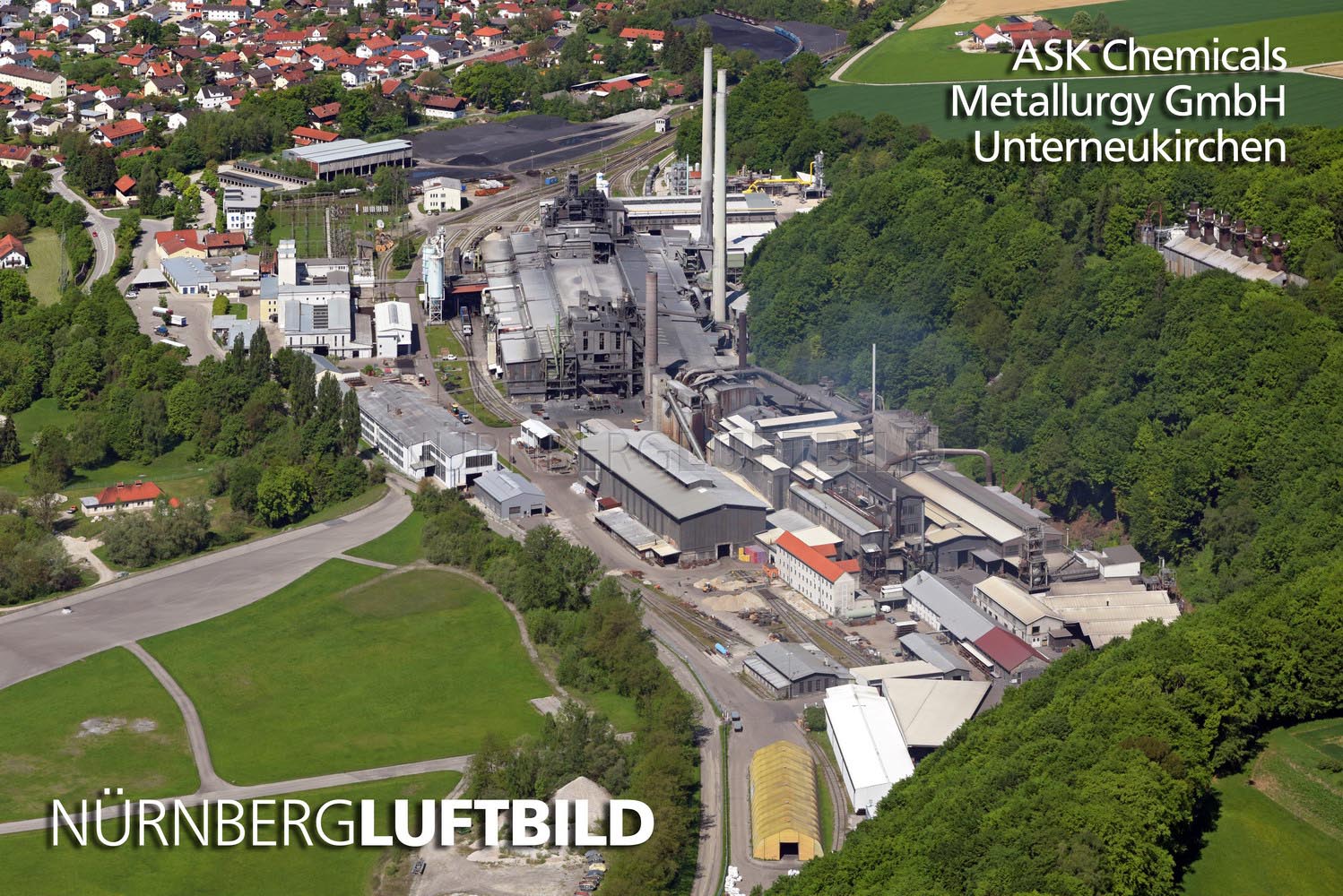 ASK Chemicals, Metallurgy GmbH, Unterneukirchen, Luftbild
