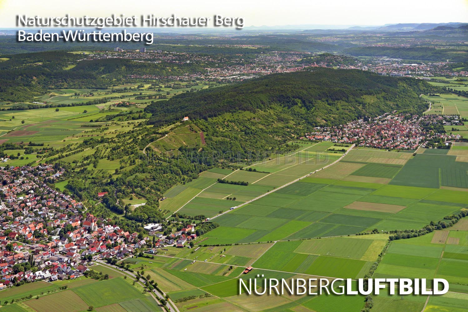 Naturschutzgebiet Hirschauer Berg, Luftaufnahme