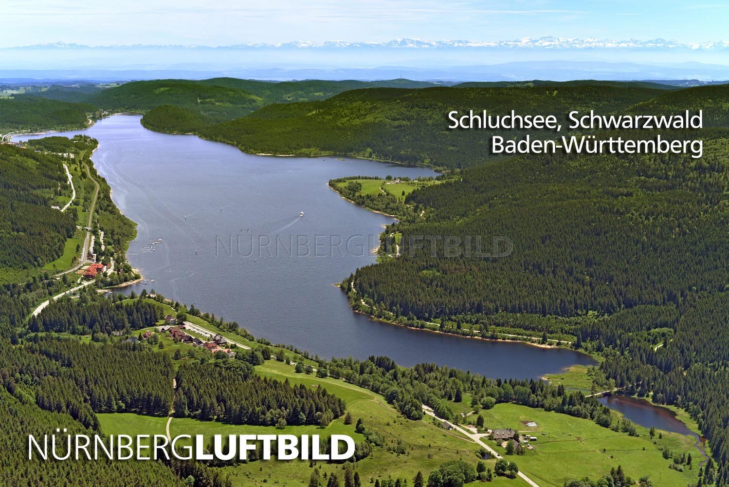 Schluchsee, Schwarzwald, Luftaufnahme