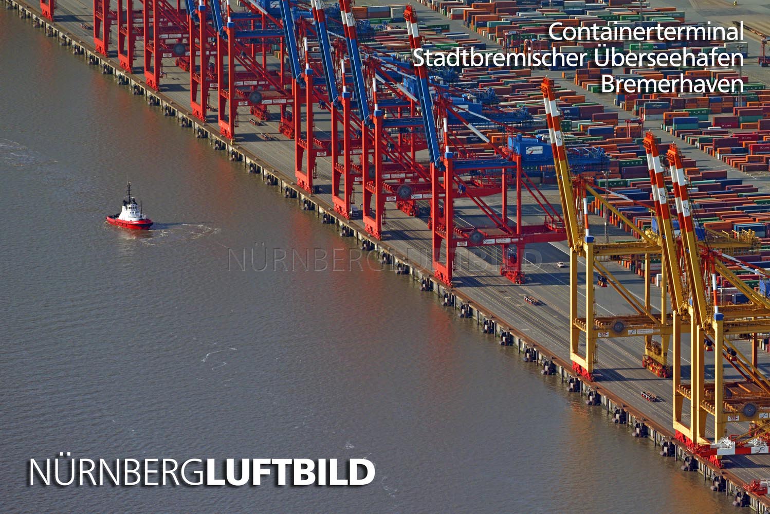 Containerterminal, Stadtbremischer Überseehafen, Luftbild