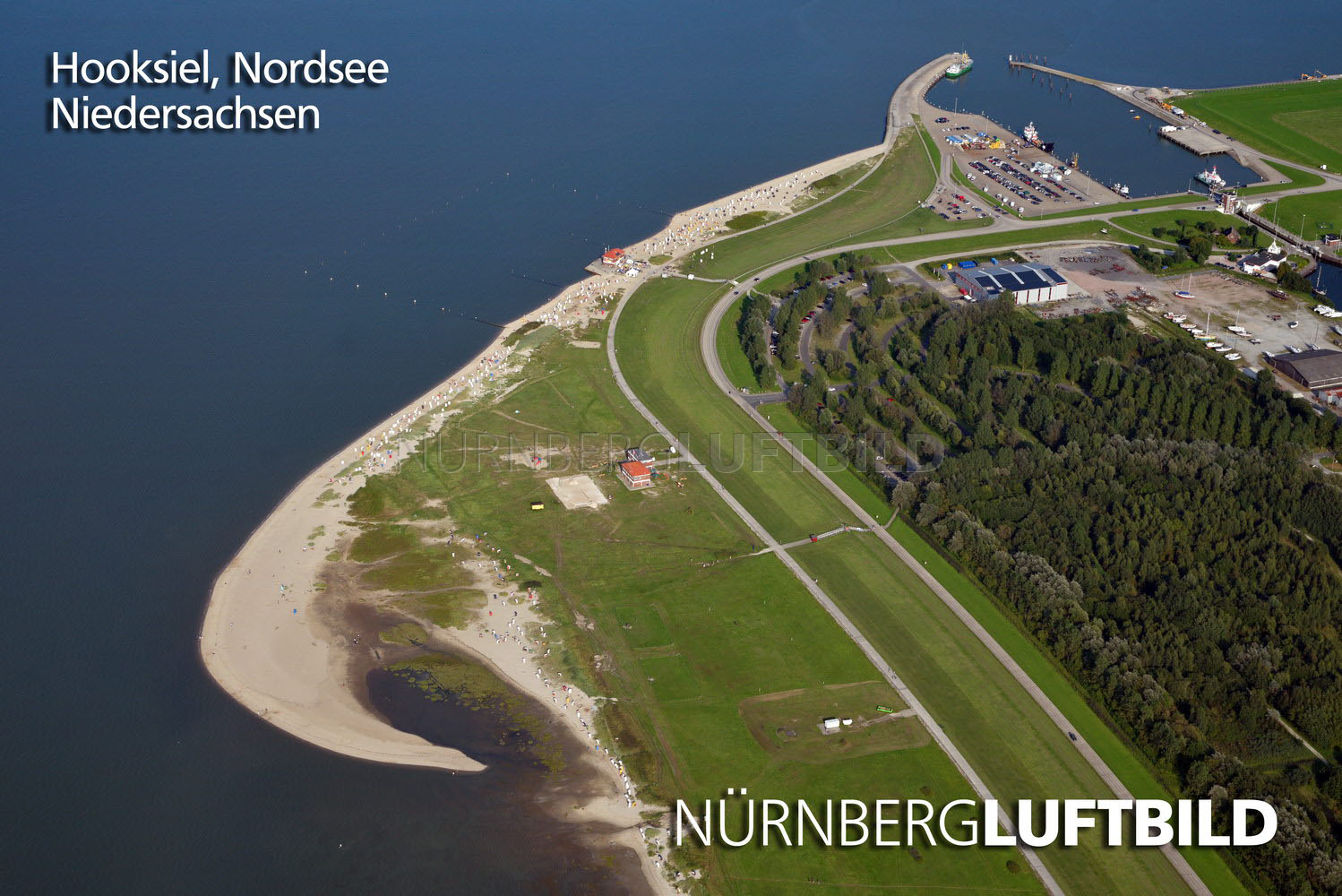 Hooksiel, Nordsee, Luftaufnahme