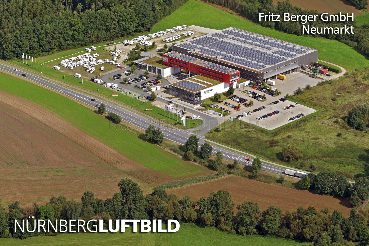 Fritz Berger GmbH, Neumarkt, Luftaufnahme