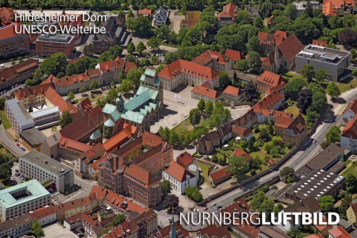 Hildesheimer Dom, Luftaufnahme